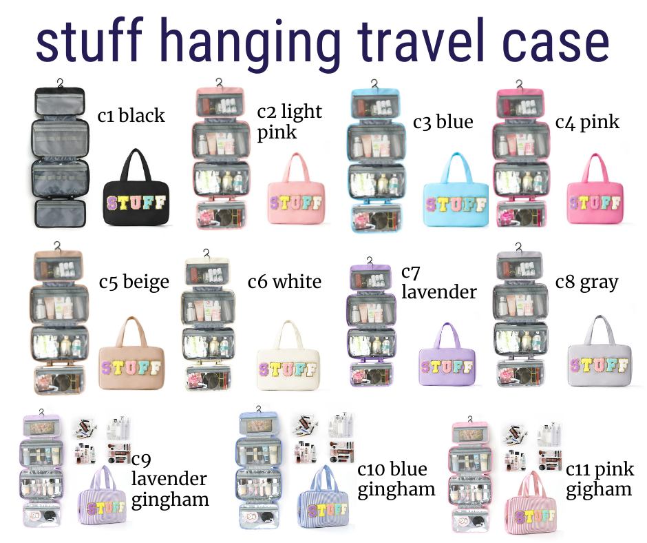 Stuff Hanging Travel Case *PRE-ORDER*