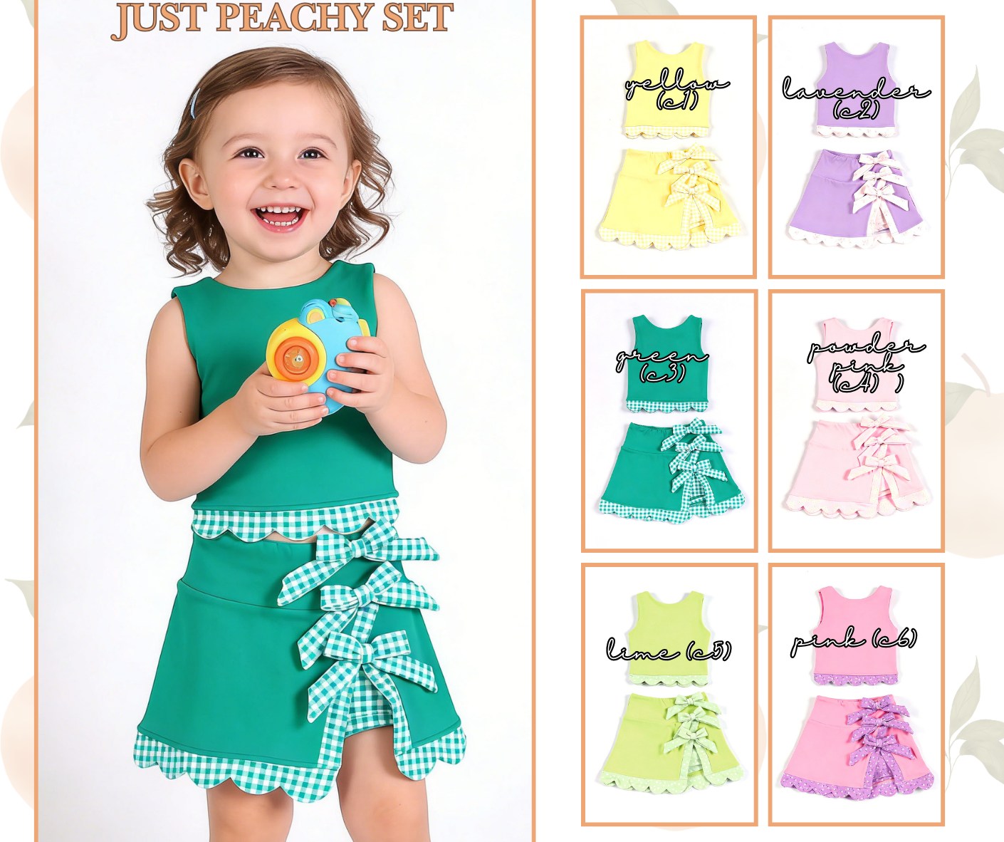 Just Peachy Set *PRE-ORDER*