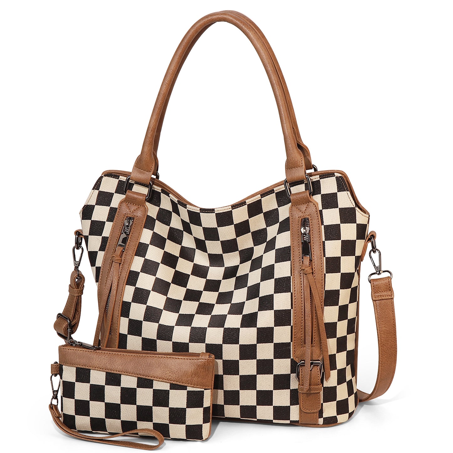 Checkmate Tote Wristlet set *PRE-ORDER*