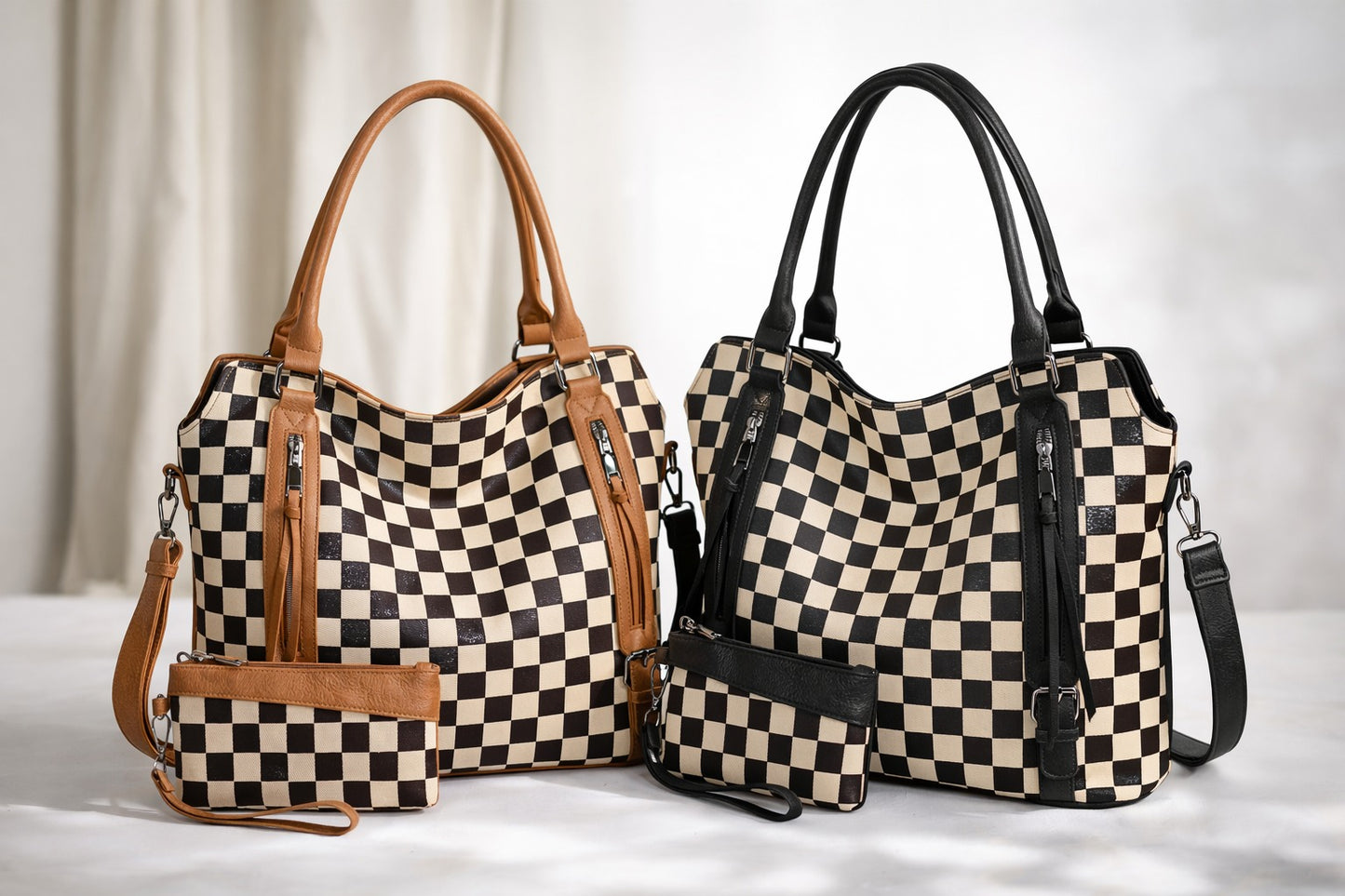 Checkmate Tote Wristlet set *PRE-ORDER*