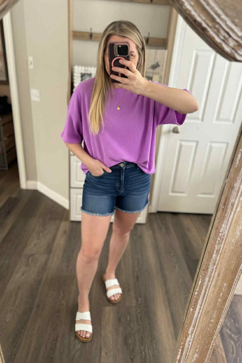 Ribbed Spring Boxy Top *PRE-ORDER*