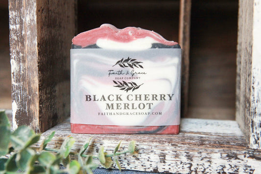 Black Cherry Merlot Artisan Soap