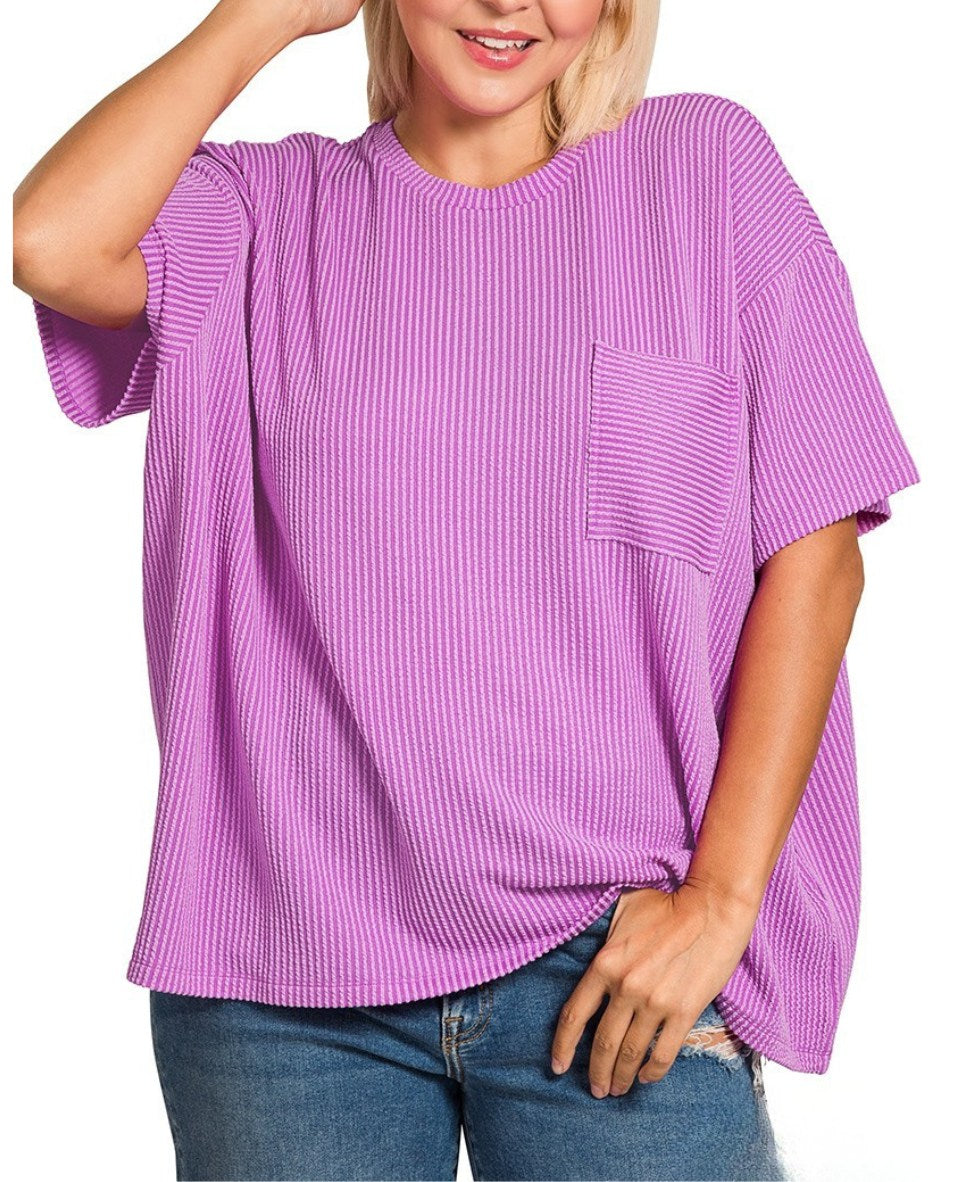 Ribbed Spring Boxy Top *PRE-ORDER*