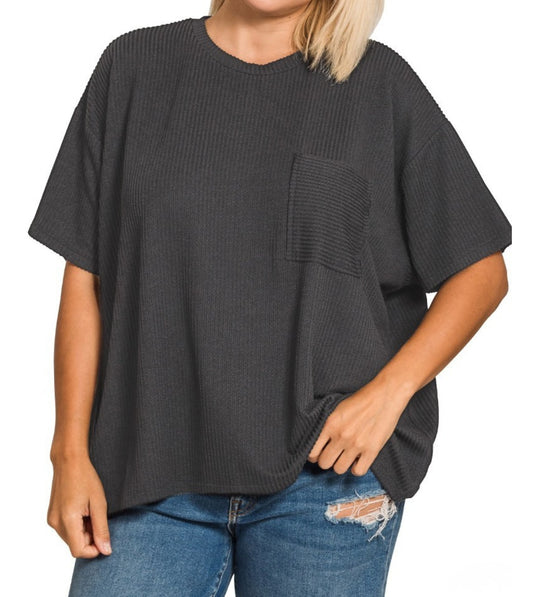 Ribbed Spring Boxy Top *PRE-ORDER*