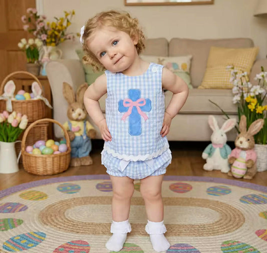 Lia Gingham two piece set *PRE-ORDER*