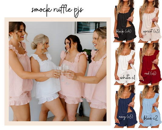 Smock Ruffle Pjs *PRE-ORDER*