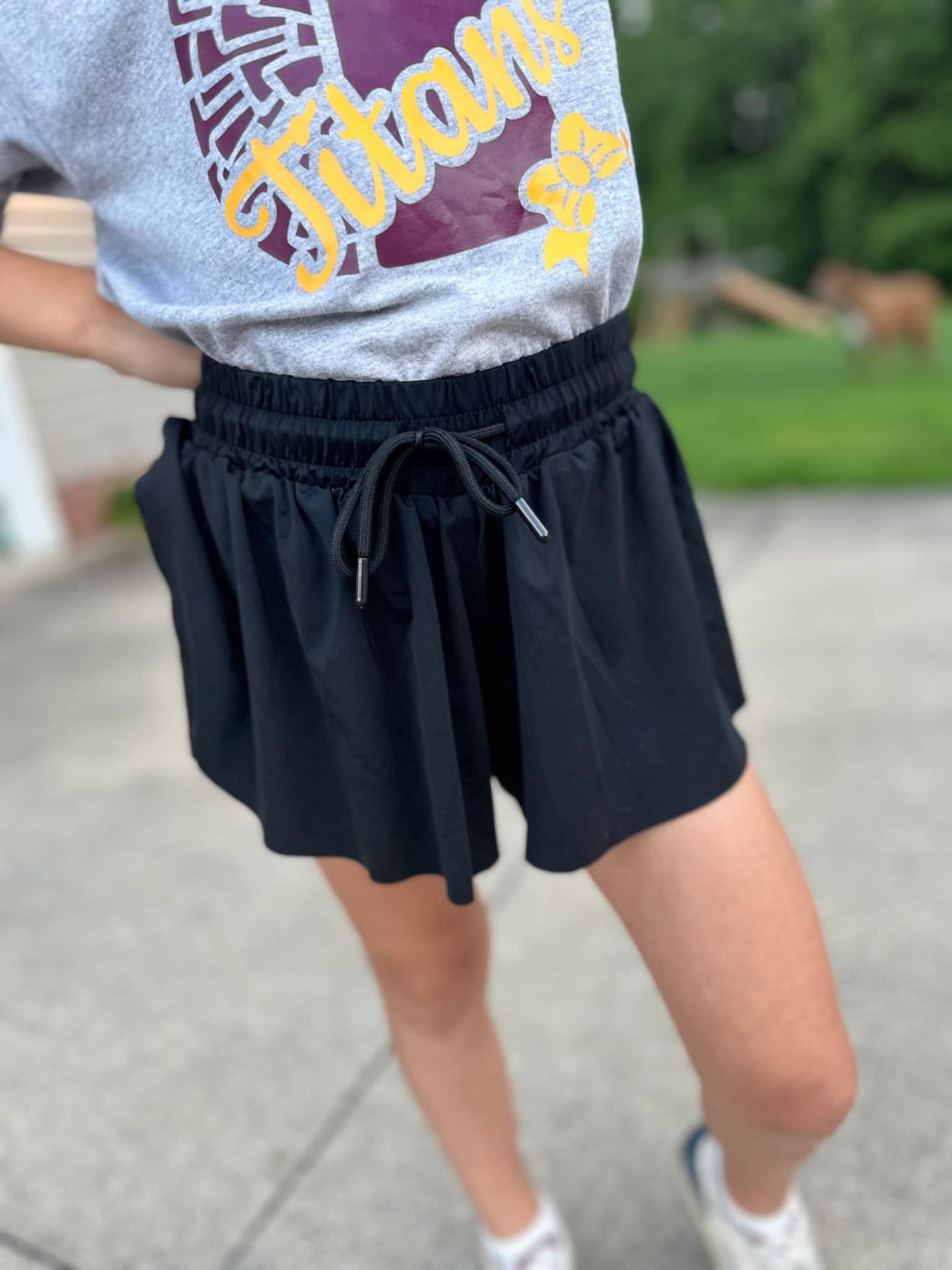 Mommy and Me Side Split Shorts- KIDS *PRE-ORDER*