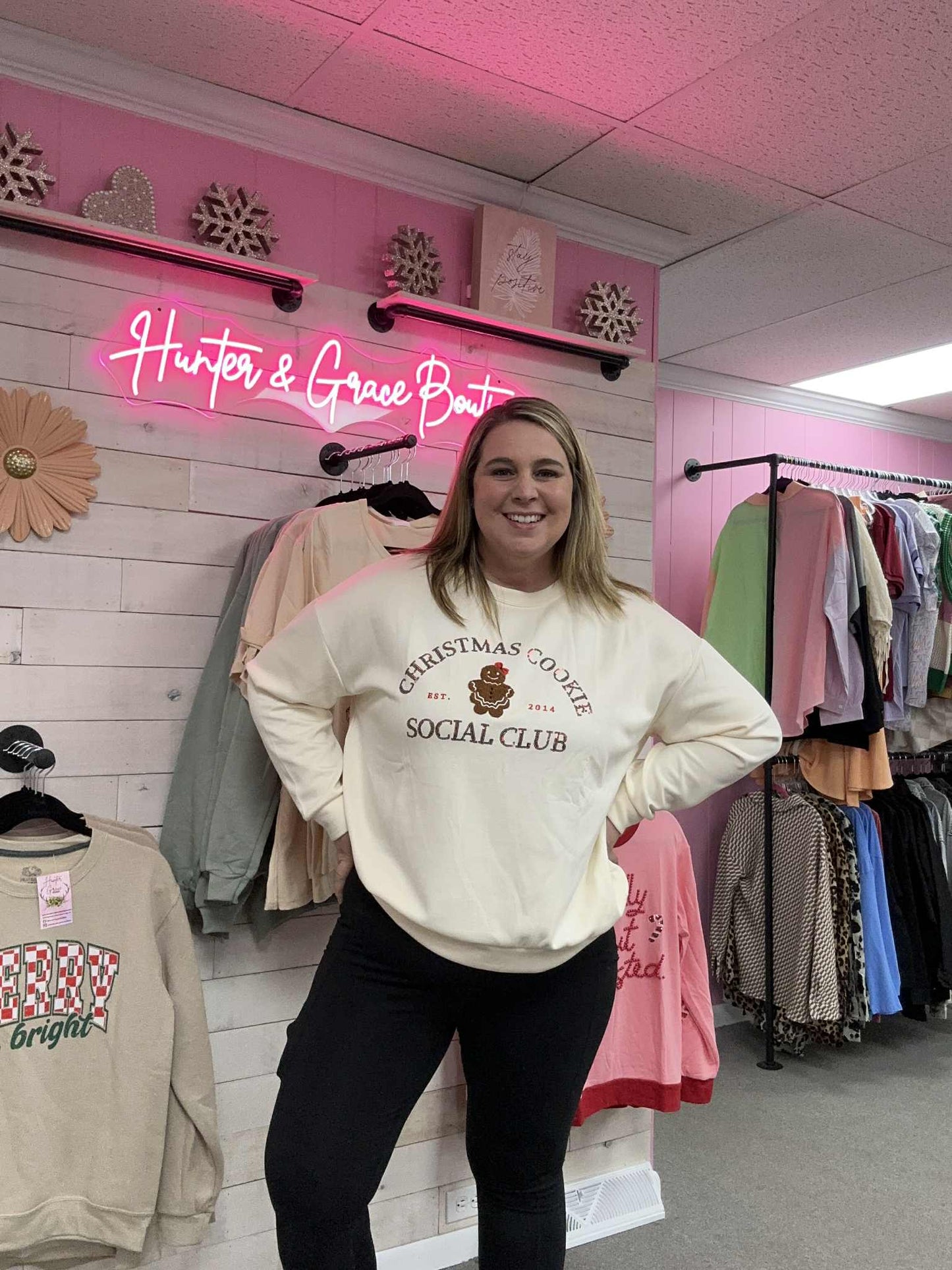 Christmas Cookie Social Club Luxe Pullover