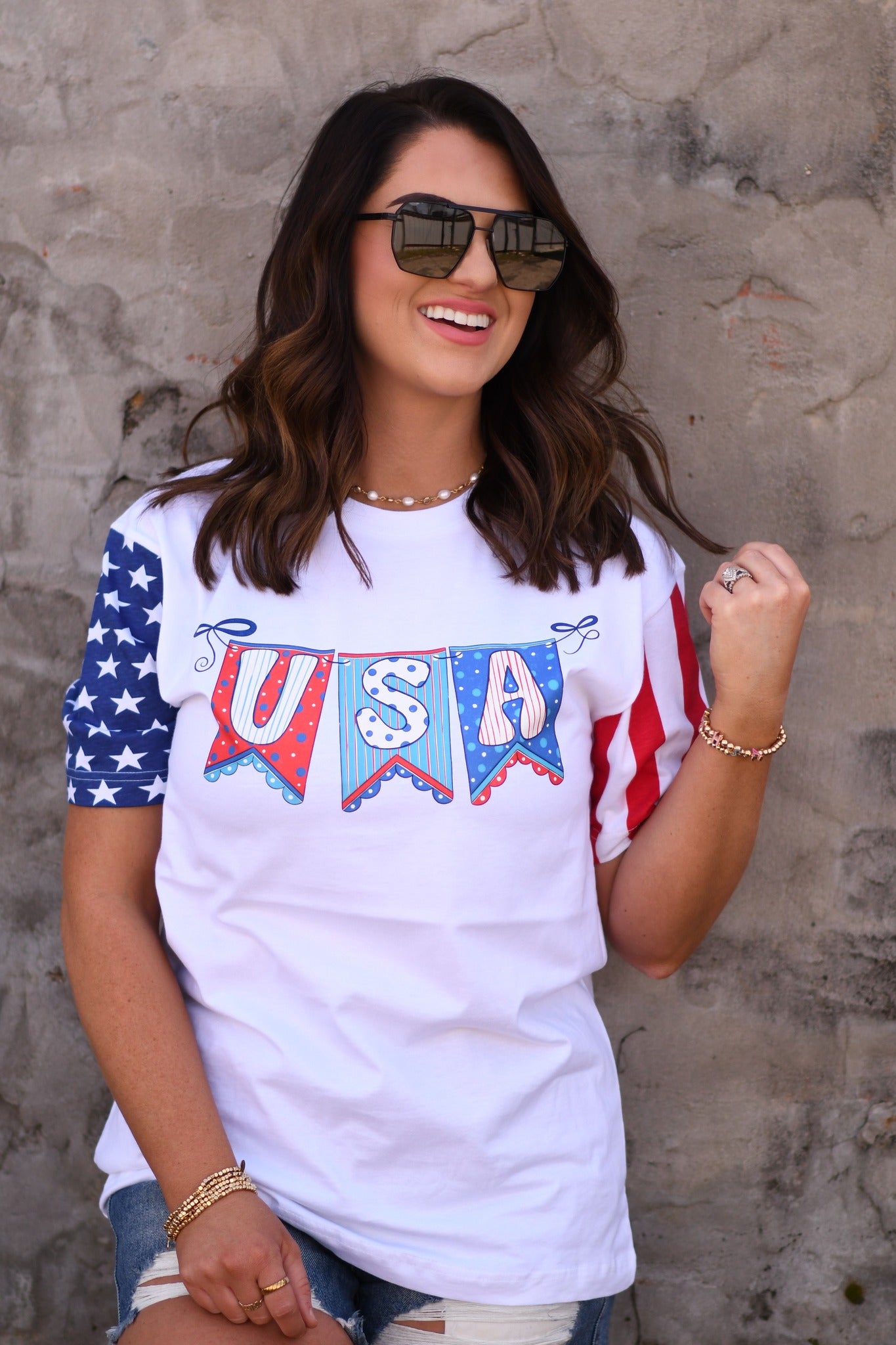 ❤️💙USA Banner Tee💙❤️
