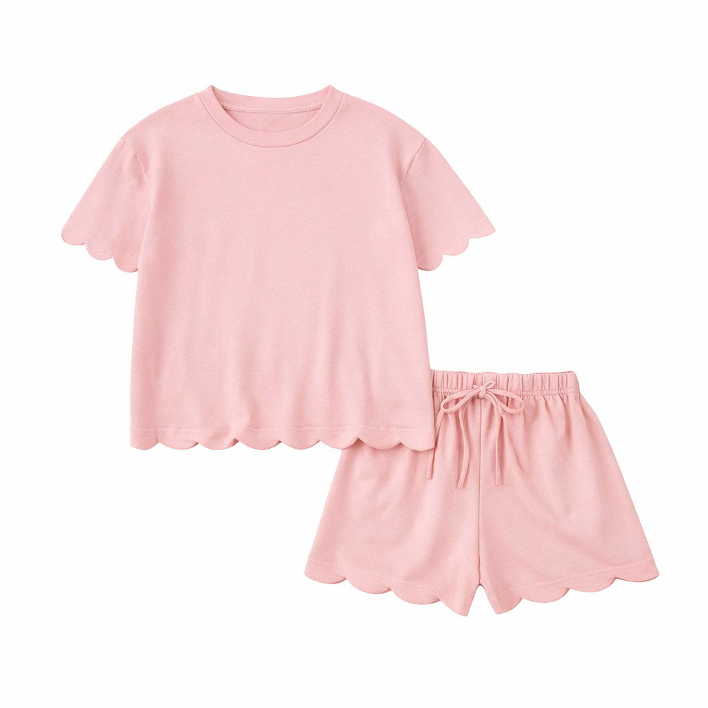 Scalloped Shirt & Short Set *PRE-ORDER*