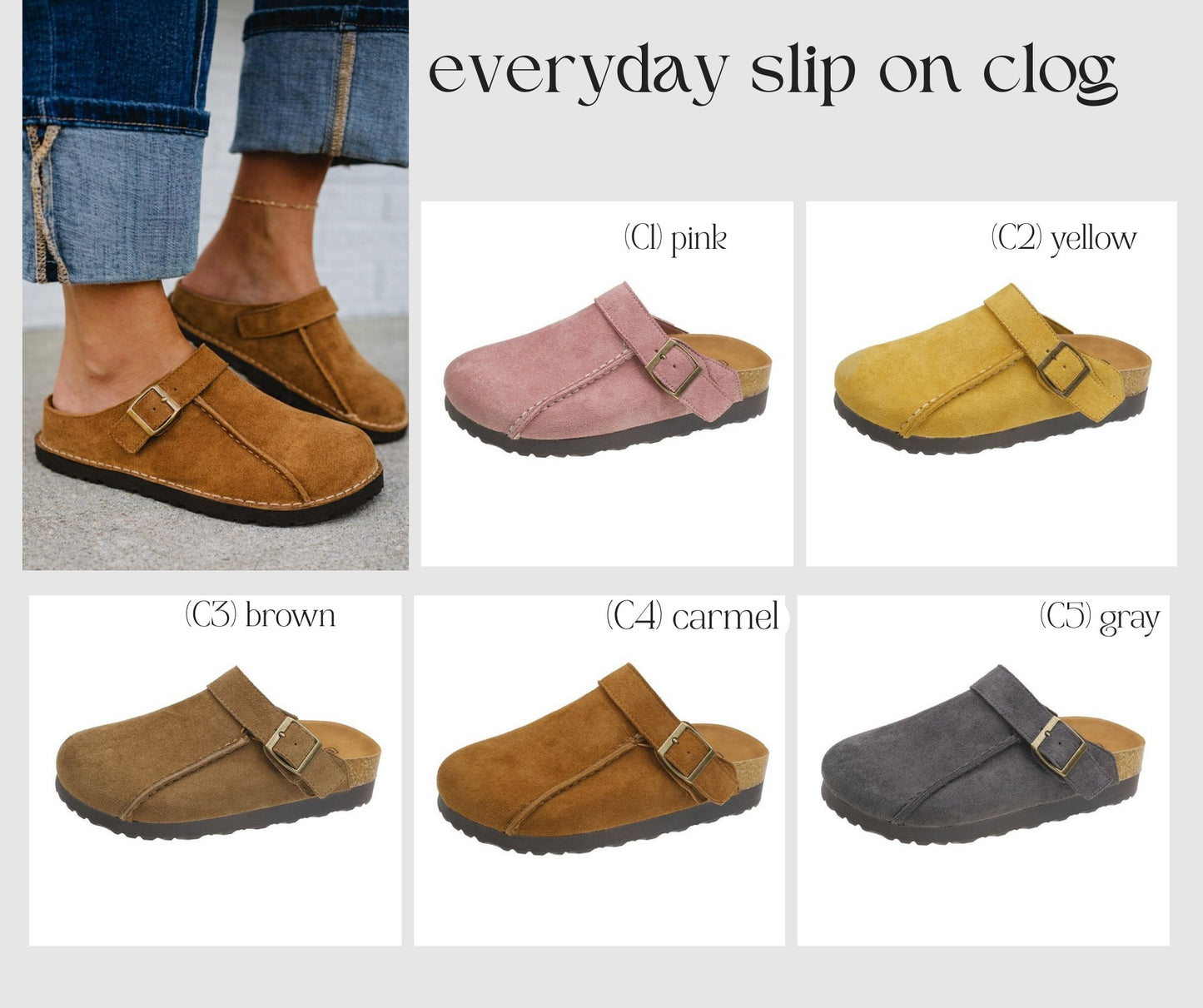 Everyday Slip On Clog *PRE-ORDER*