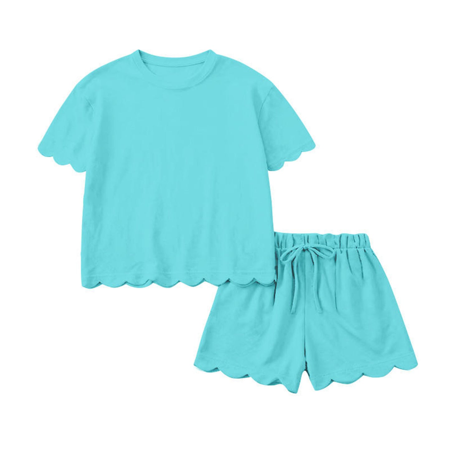 Scalloped Shirt & Short Set *PRE-ORDER*