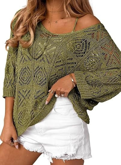 Coastal Breeze Crochet Sweater *PRE-ORDER*