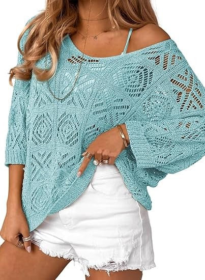 Coastal Breeze Crochet Sweater *PRE-ORDER*