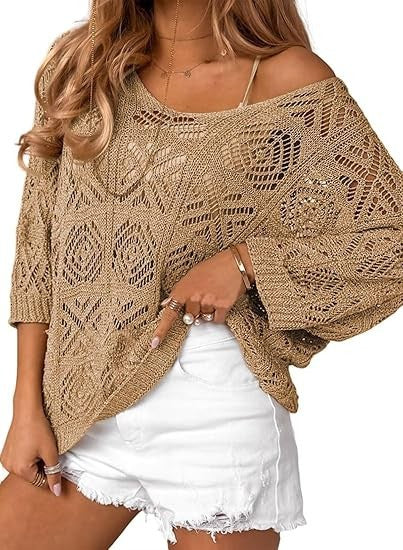 Coastal Breeze Crochet Sweater *PRE-ORDER*