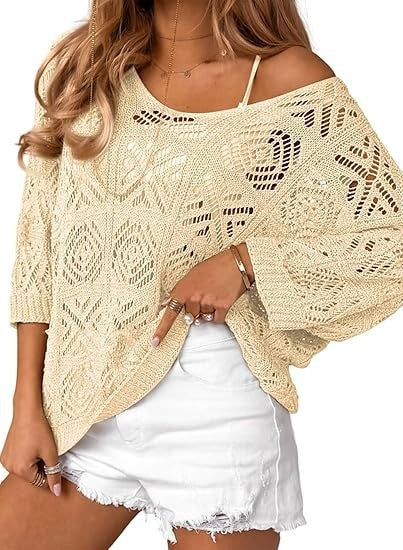 Coastal Breeze Crochet Sweater *PRE-ORDER*
