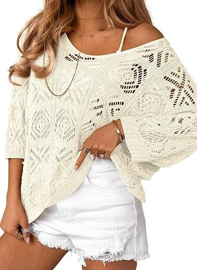 Coastal Breeze Crochet Sweater *PRE-ORDER*
