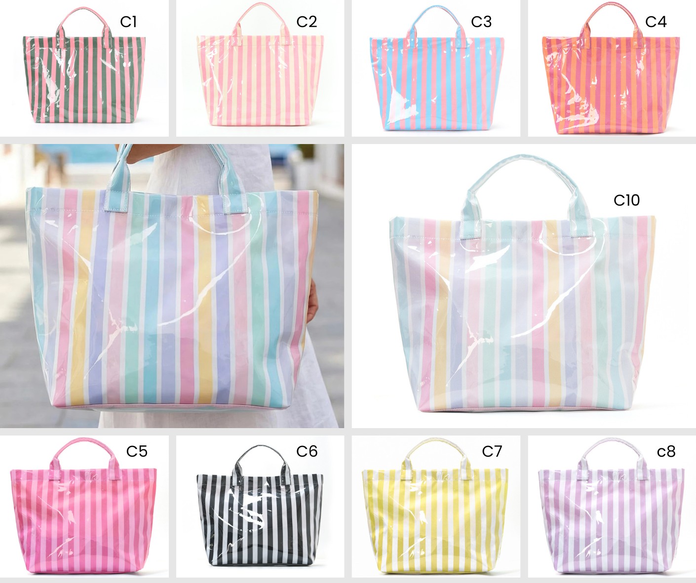 Vinyl Waterproof Tote *PRE-ORDER*