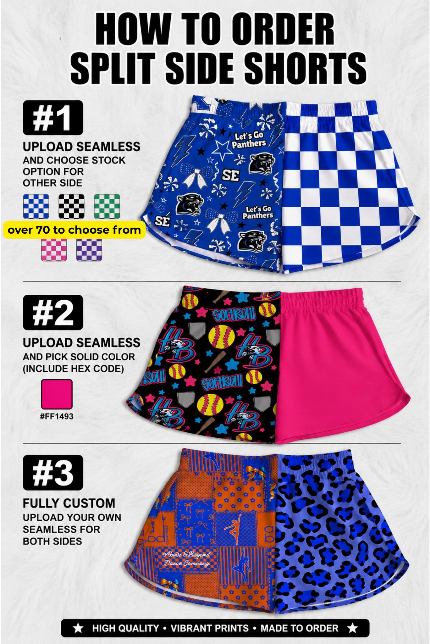 Split Side Shorts (Seamless + Solid Color) *PRE-ORDER*