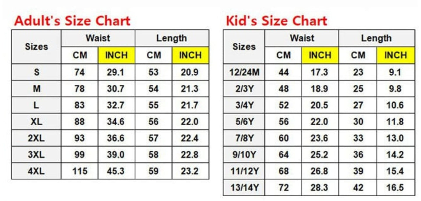 Boys Split Side Shorts (Seamless + Standard Print) *PRE-ORDER*