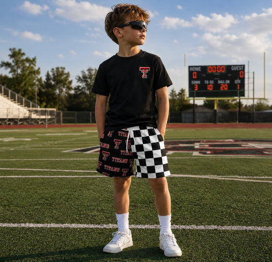 Boys Split Side Shorts (Seamless + Standard Print) *PRE-ORDER*