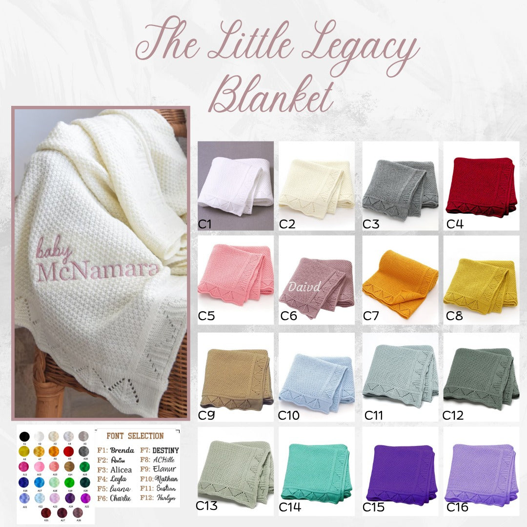 The Little Legacy Blanket *PRE-ORDER*
