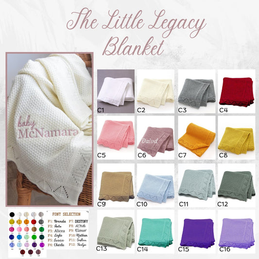 The Little Legacy Blanket *PRE-ORDER*
