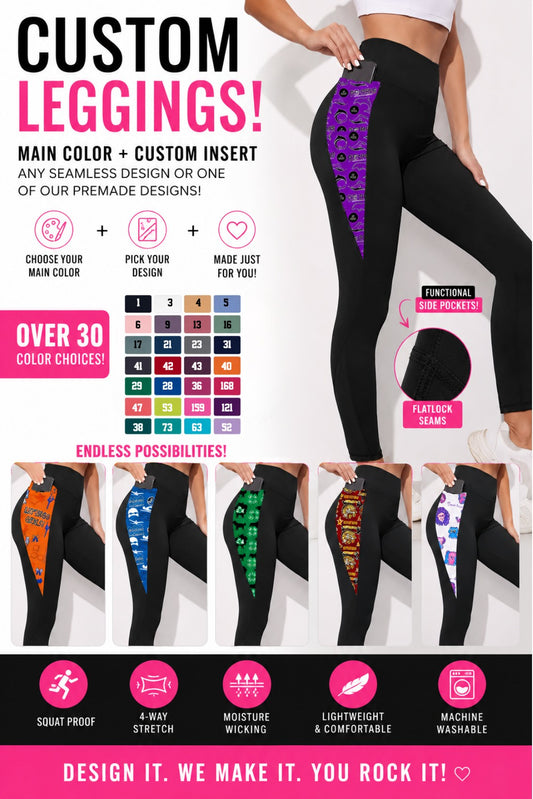 Custom Performance Leggings *PRE-ORDER*