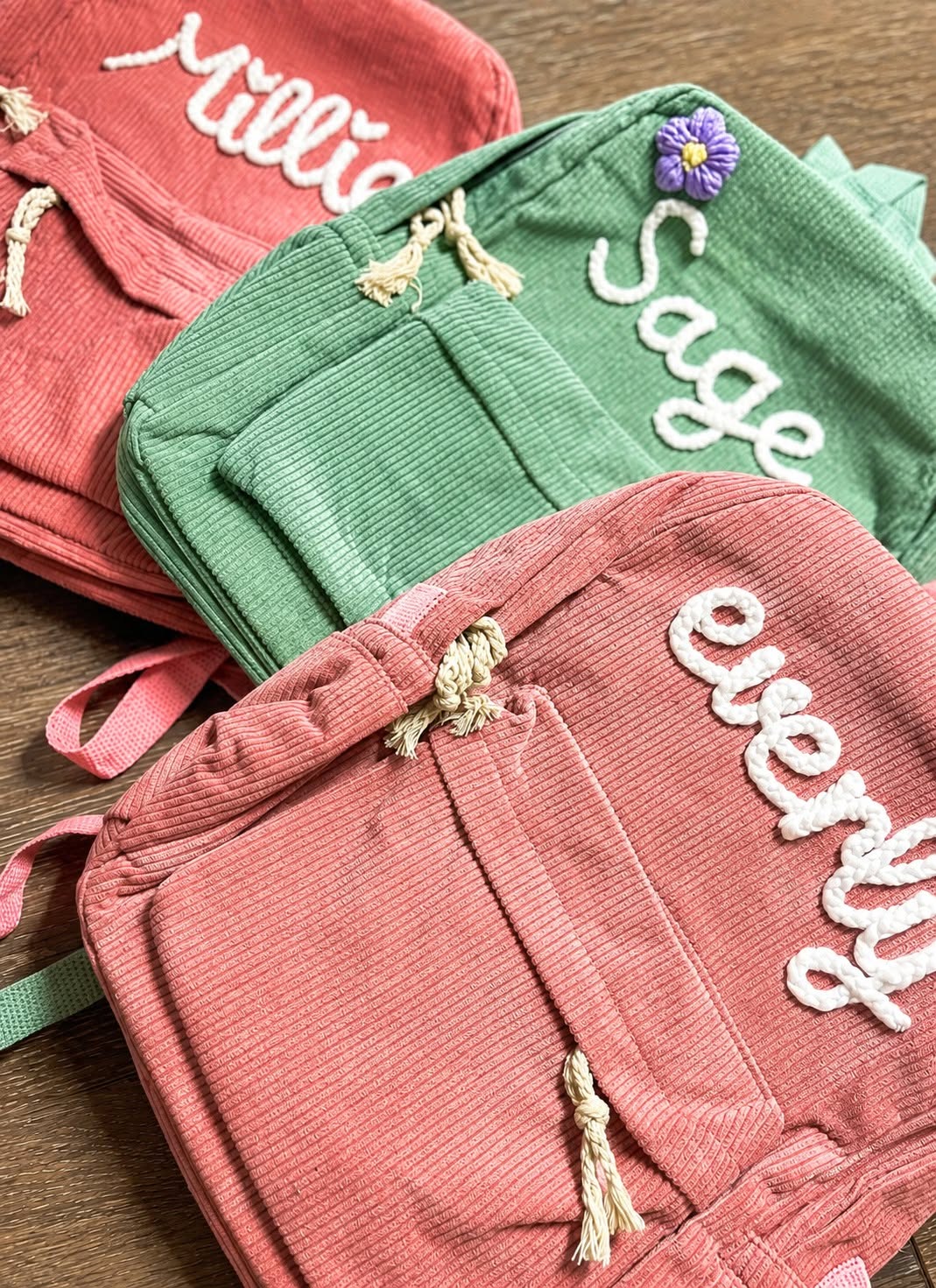 Tiny Trendsetter Embroidered Backpack *PRE-ORDER*
