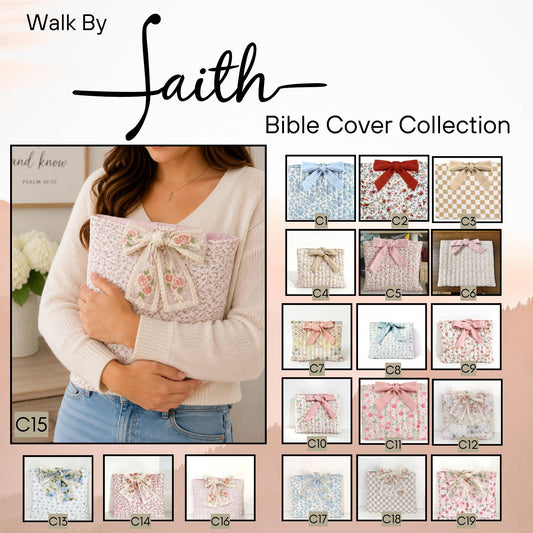 Walk By Faith Bible Cover Collection *PRE-ORDER*