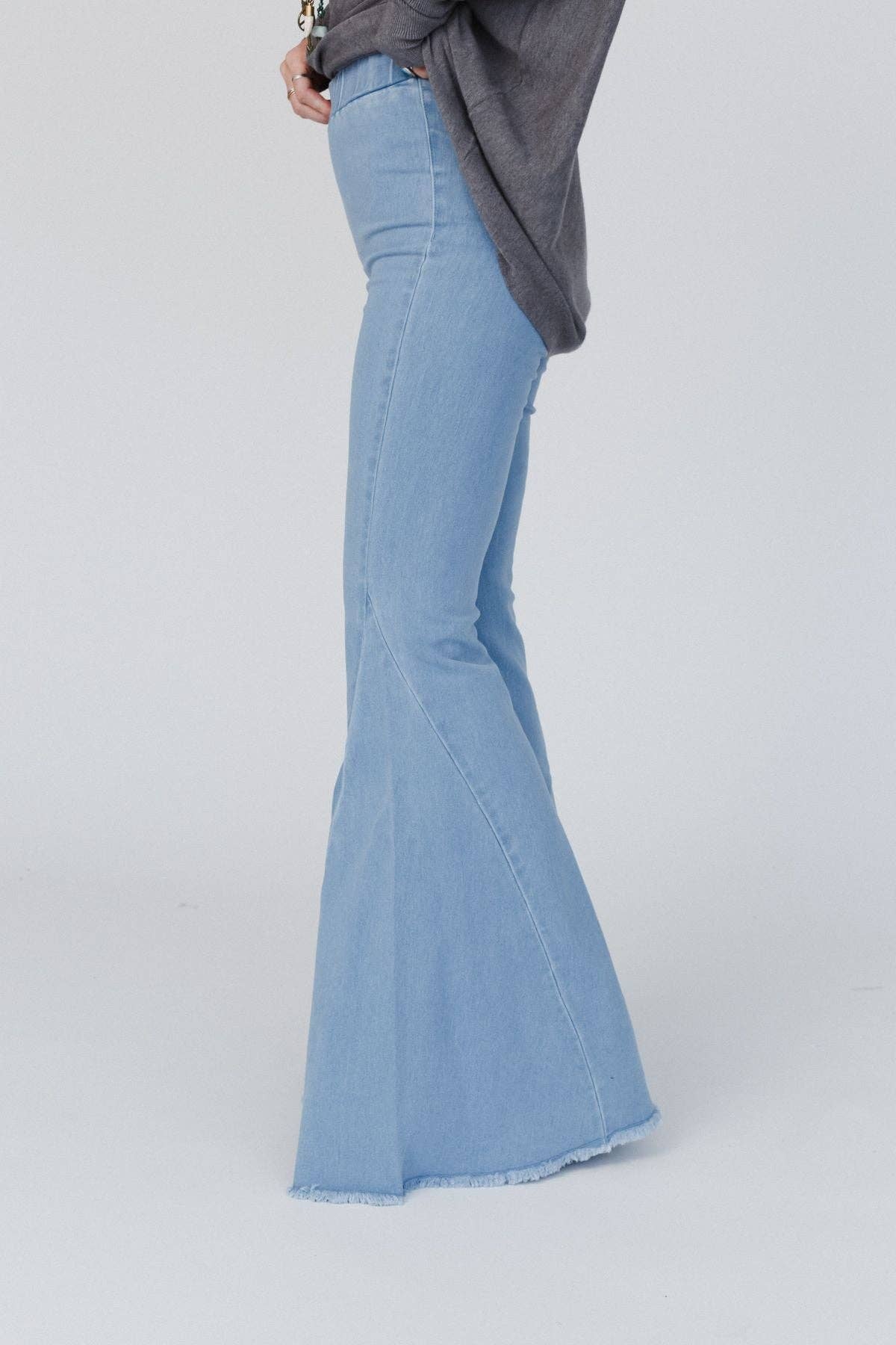The Signature Western Flare - Light Denim