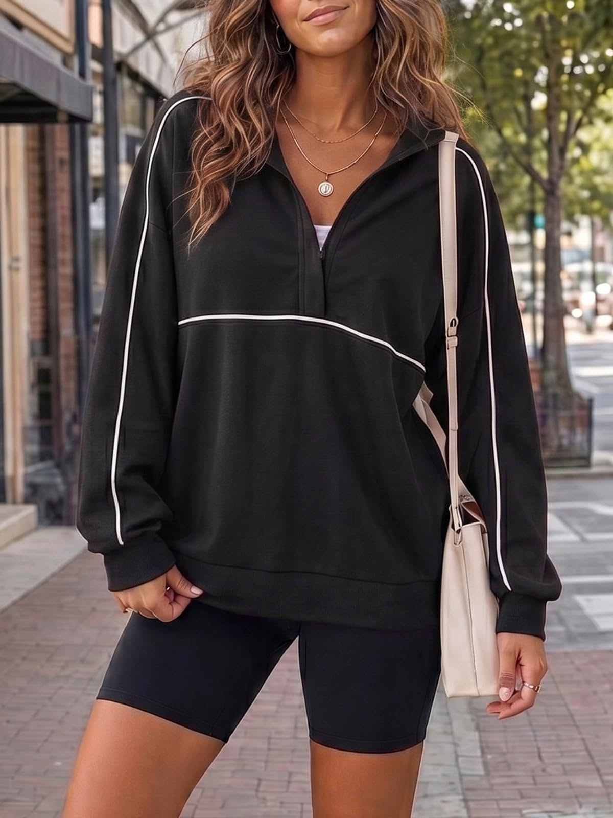 Piped Quarter Zip Pullover *PRE-ORDER*