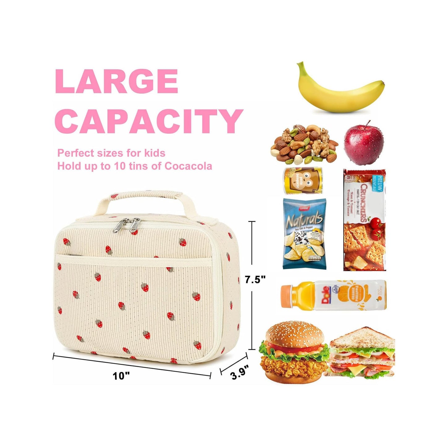 Custom rope embroidered lunch box *PRE-ORDER*