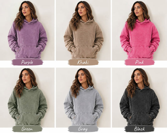 Mineral Washed light weight hoodie *PRE-ORDER*