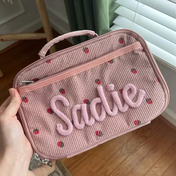 Custom rope embroidered lunch box *PRE-ORDER*