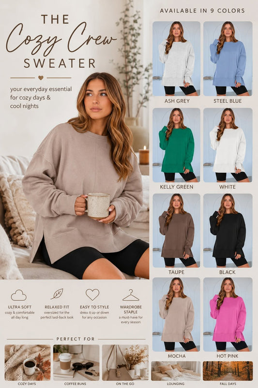 The Cozy Crew Sweater *PRE-ORDER*