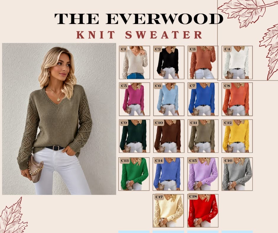 The Everwood Knit Sweater *PRE-ORDER*
