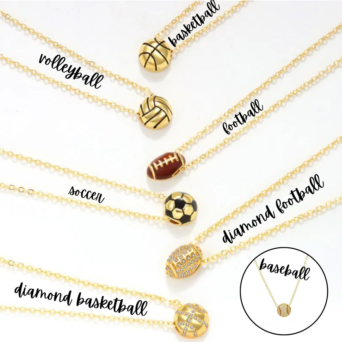 Sport necklaces *PRE-ORDER*