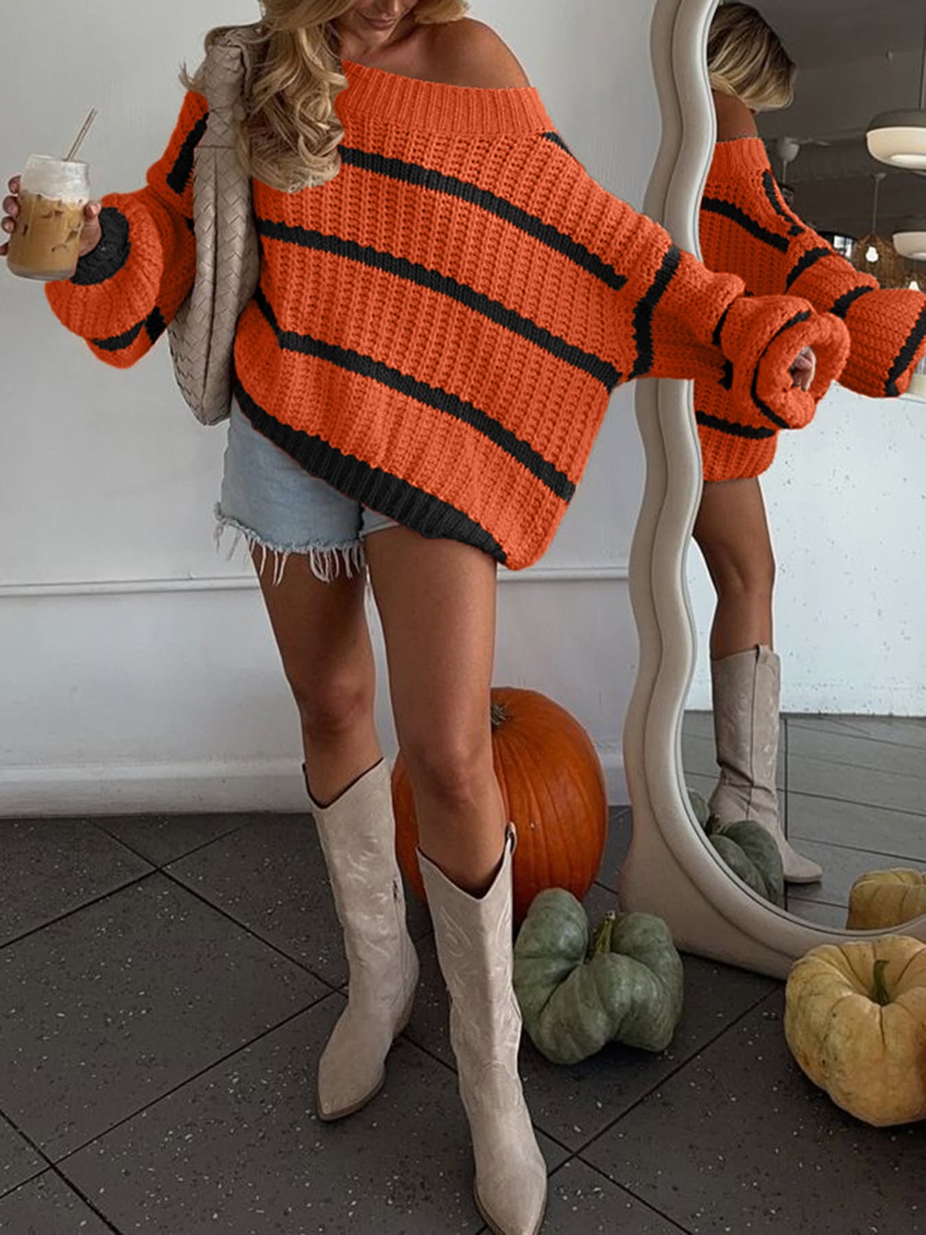 The Fireside Stripe Knit Sweater *PRE-ORDER*