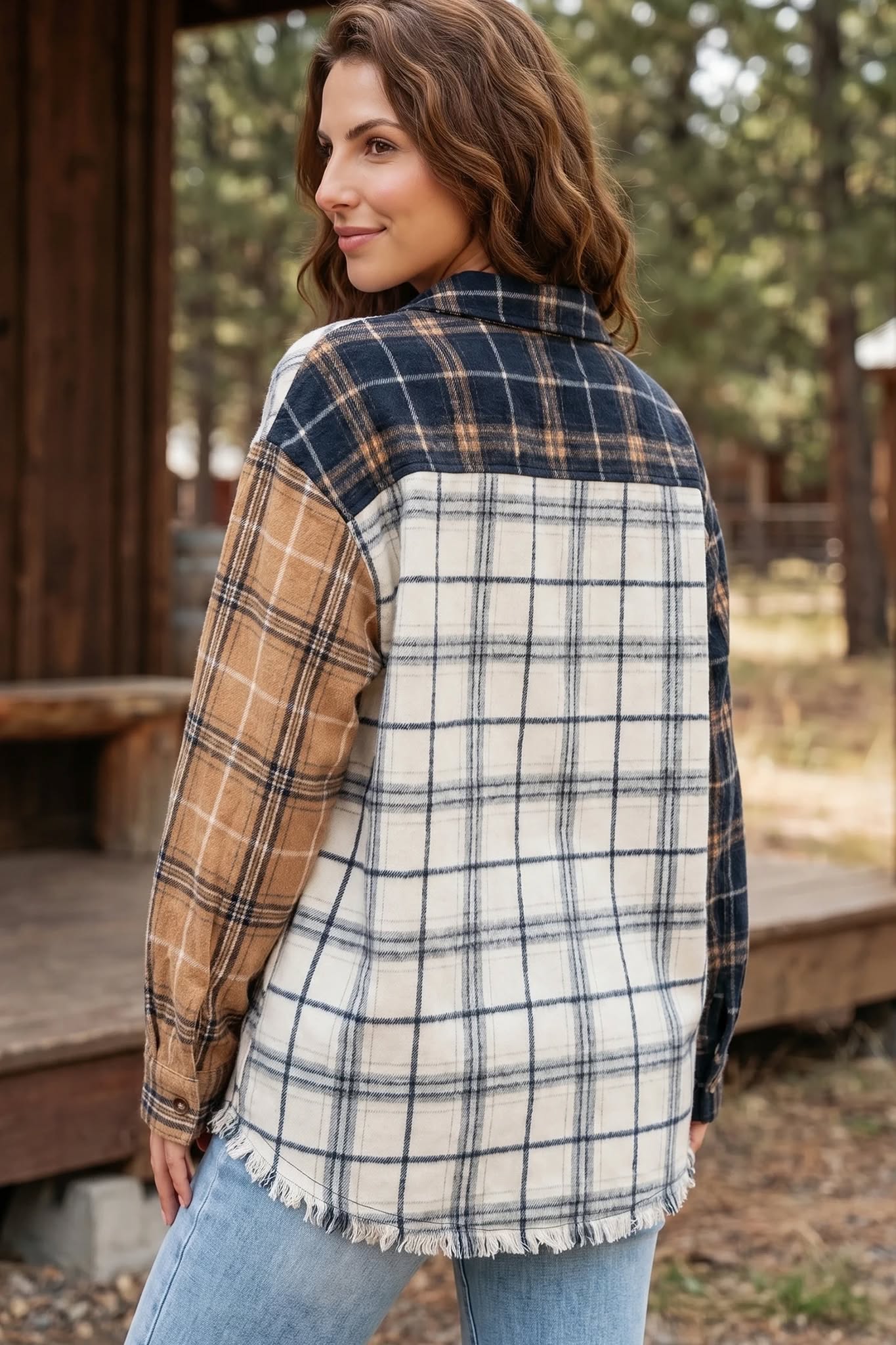 Haisley Multi-Plaid Top *PRE-ORDER*