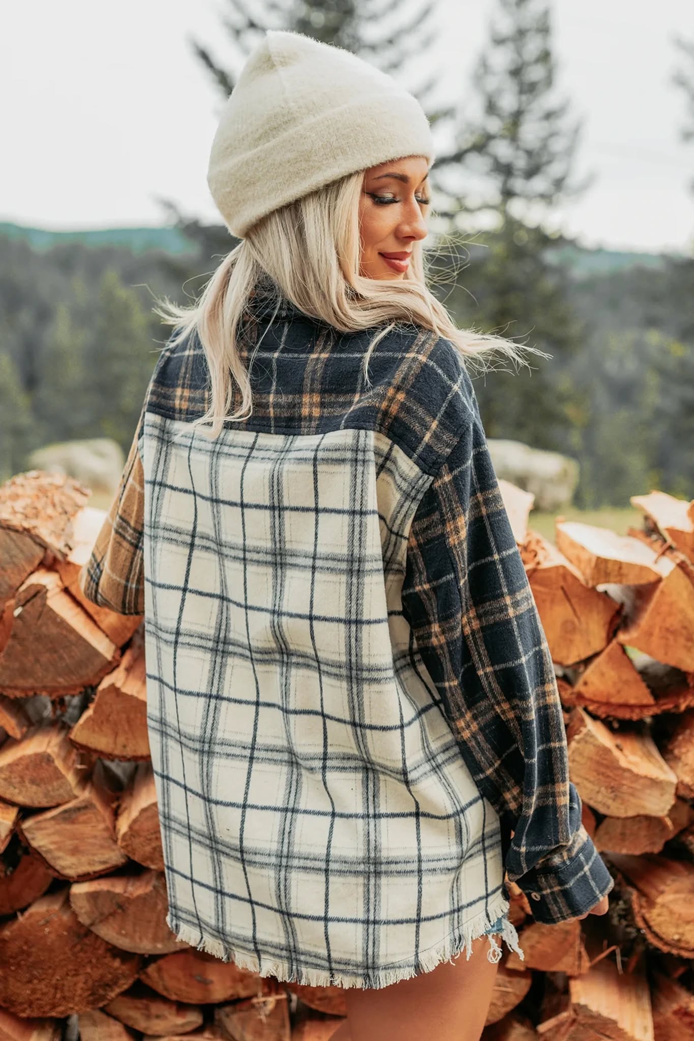 Haisley Multi-Plaid Top *PRE-ORDER*