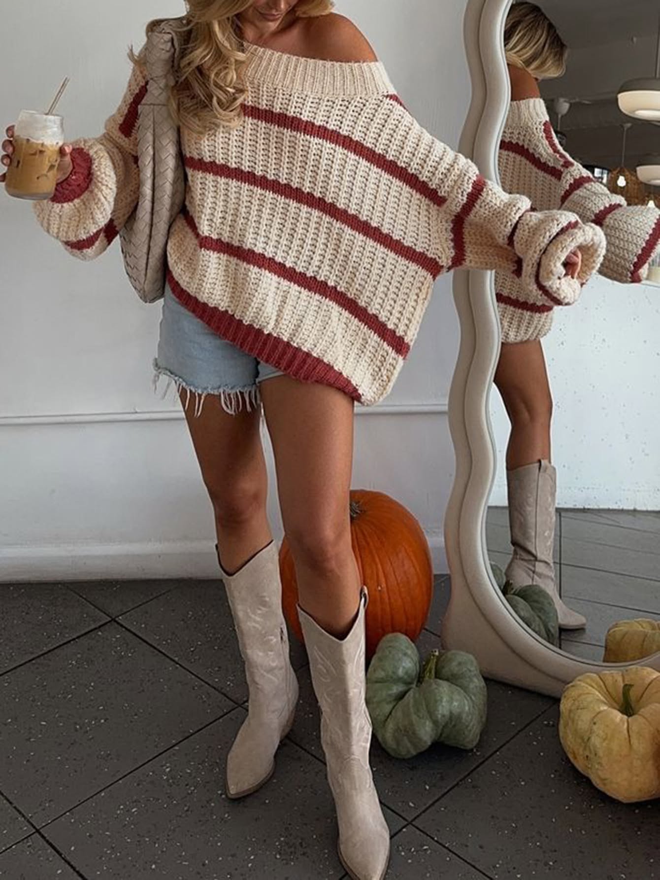 The Fireside Stripe Knit Sweater *PRE-ORDER*