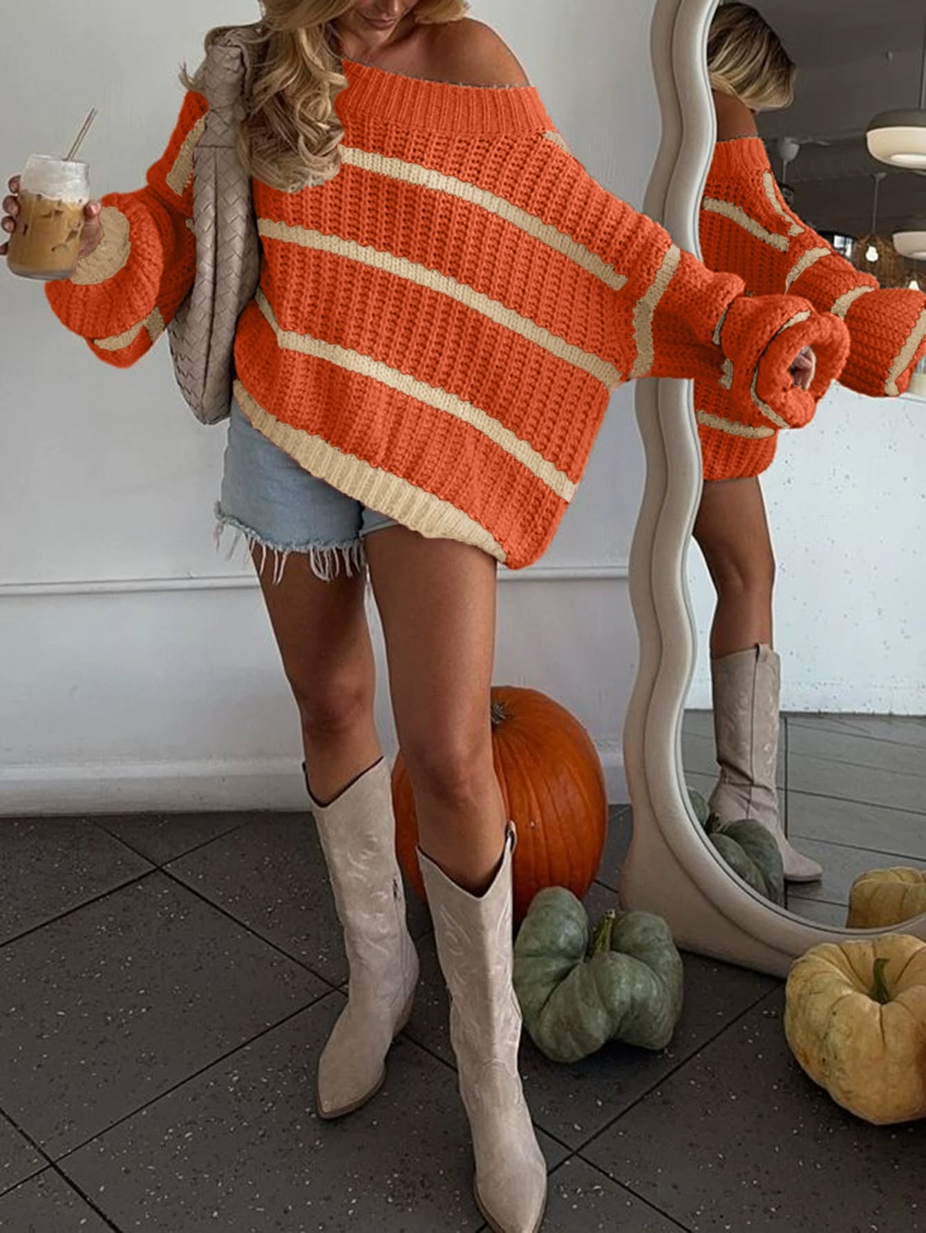 The Fireside Stripe Knit Sweater *PRE-ORDER*
