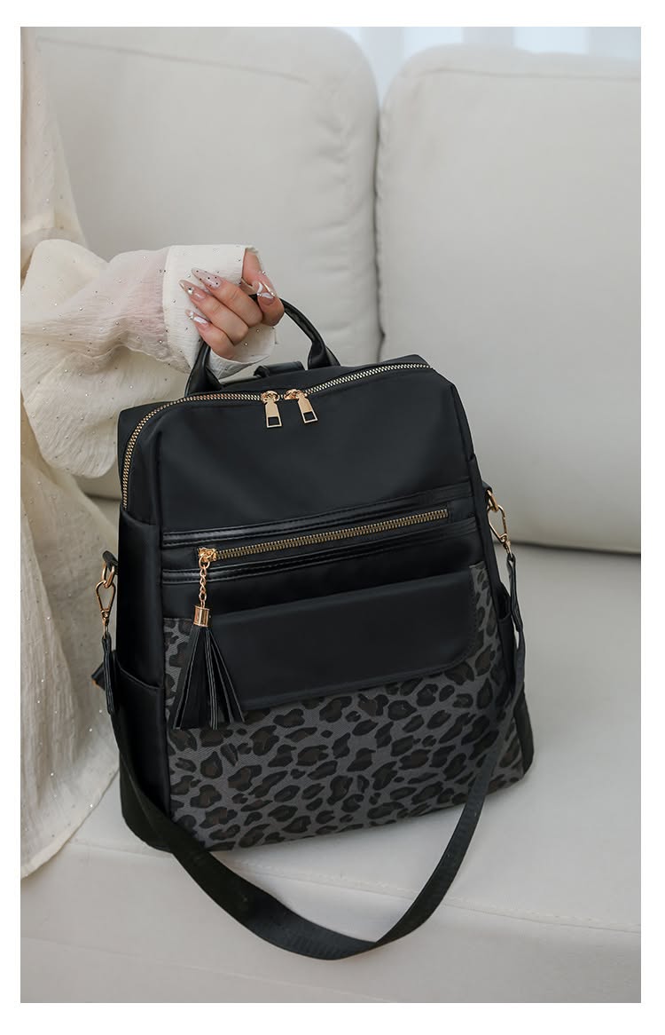 Two Tone Leopard Backpacks *PRE-ORDER*