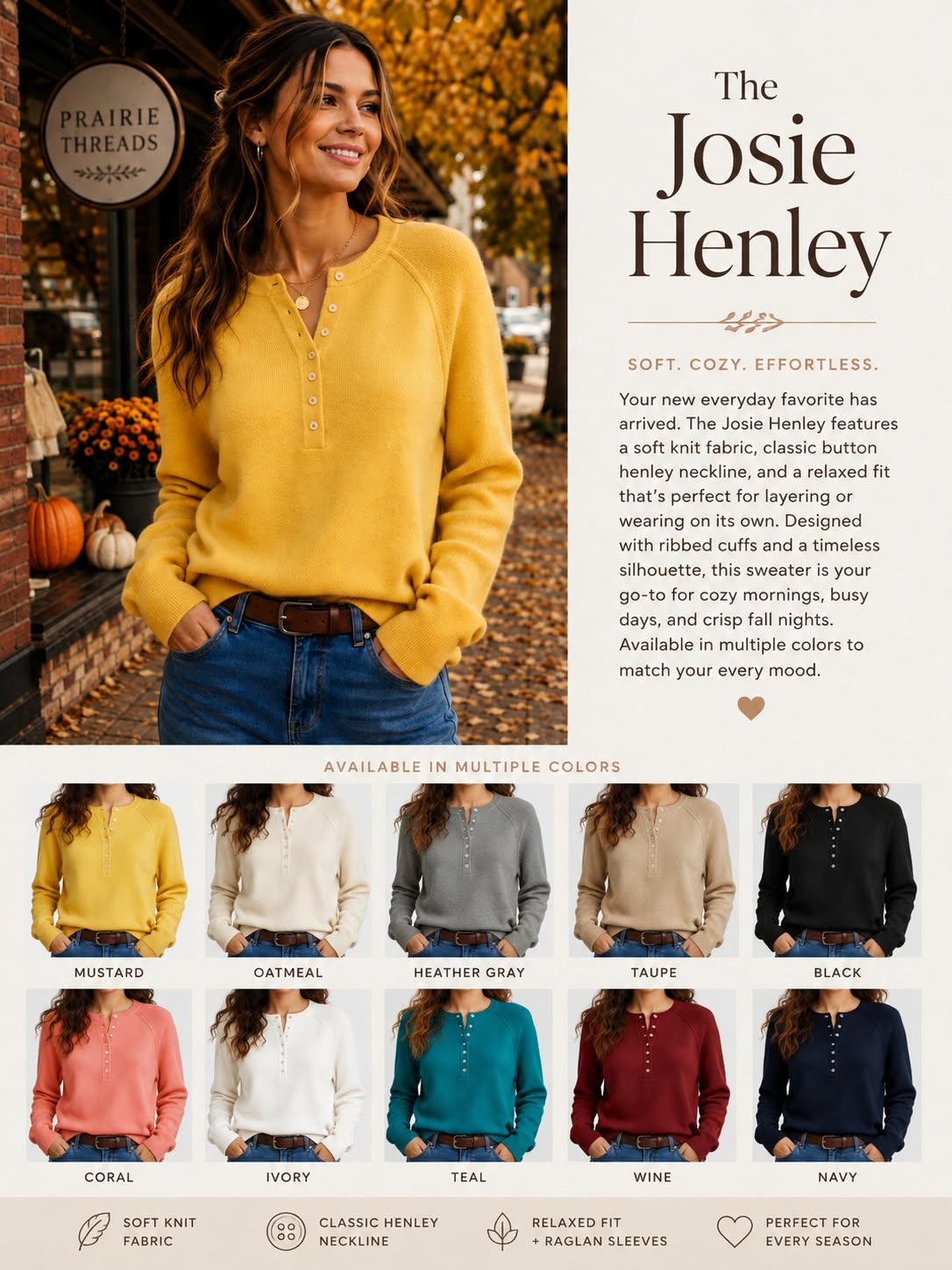 The Josie Henley *PRE-ORDER*