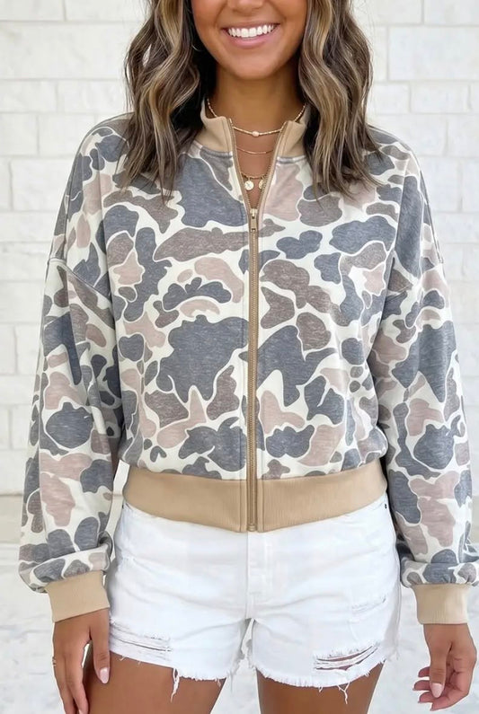 Camo Bomber Jacket *PRE-ORDER*