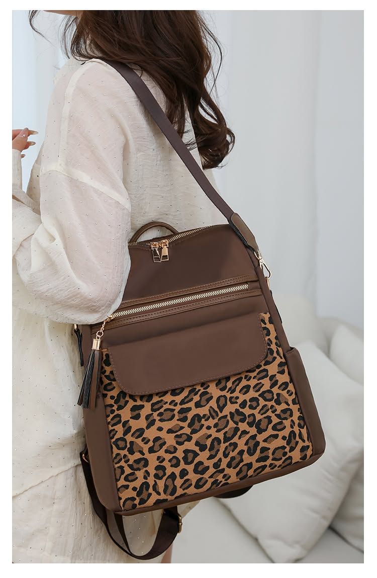 Two Tone Leopard Backpacks *PRE-ORDER*