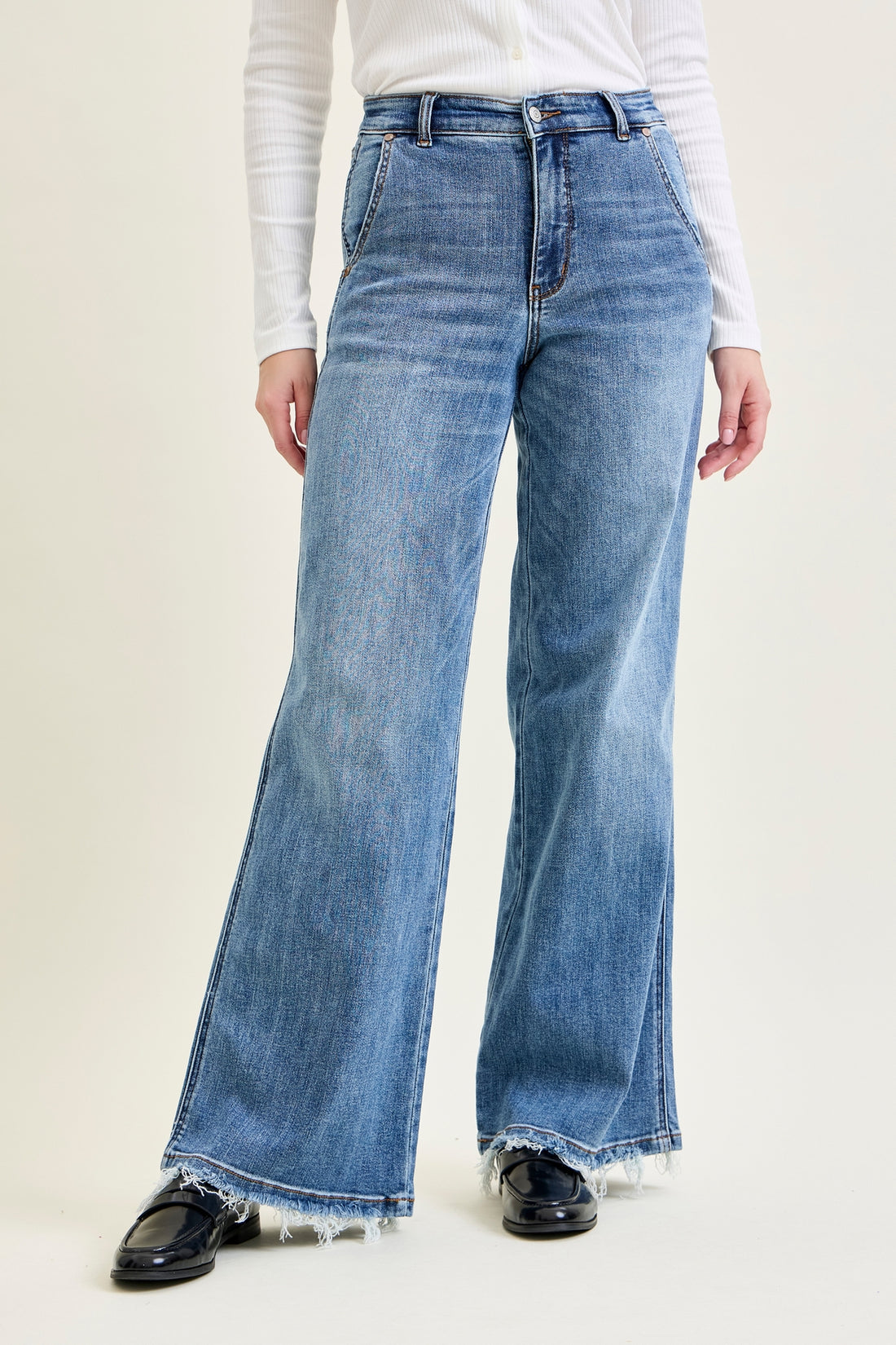 Judy Blue Sage High Rise Retro Wide Leg