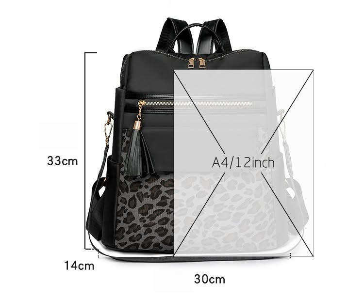 Two Tone Leopard Backpacks *PRE-ORDER*
