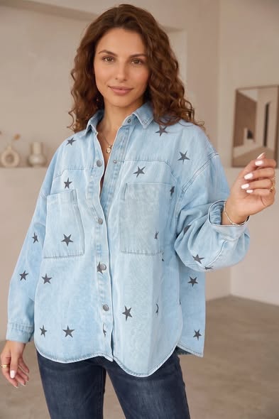 Giselle Denim Shacket *PRE-ORDER*